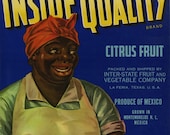 Inside Quality Texas African Americana Crate Label