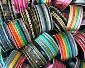 Recycled Zipper Bangle Bracelet by Re Zip It