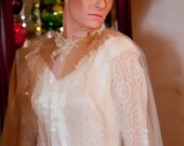 Antique Shimmer Gold Bridal Cloak/Wrap-CRBoggs Original