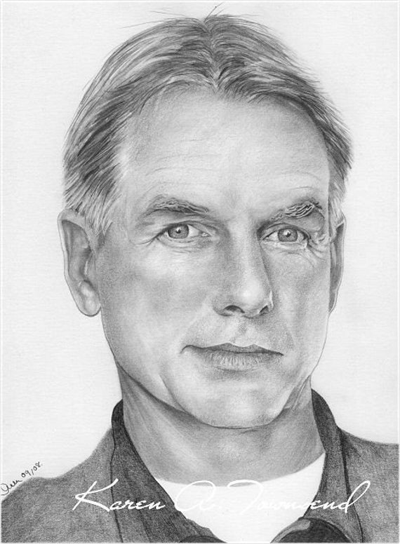 Mark Harmon Drawing