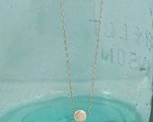 Tiny  Dot Sterling Silver Necklace