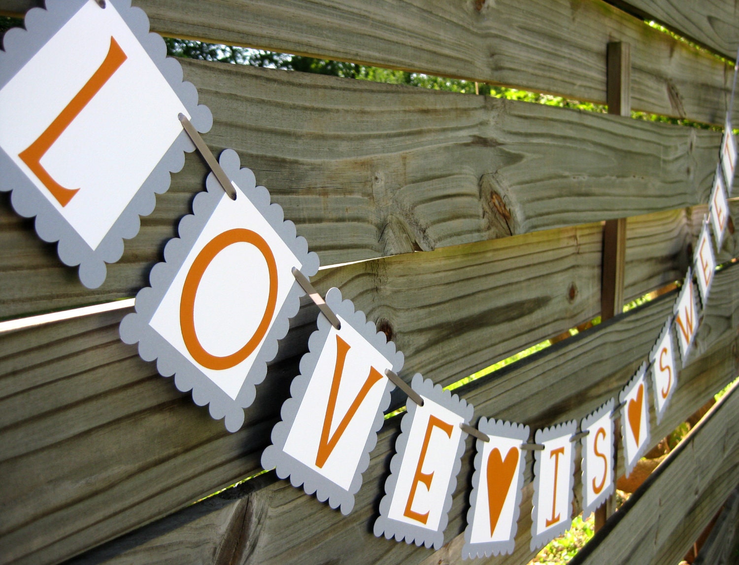 Love Is Sweet Banner - Custom Colors