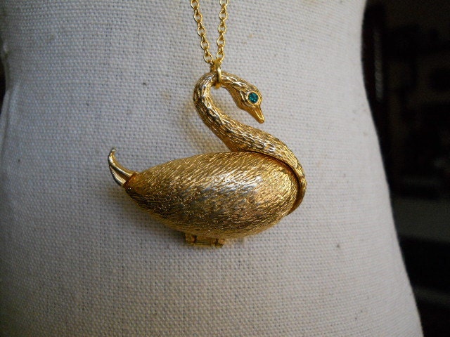 Swan Locket