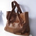 the annie leather bag - brown