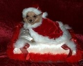 Sewing Pattern Dog ------------Christmas CAPE/HAT/BED Combo