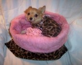 Sewing Pattern Dog Bed-----Furbabie Nesting Bag a 4 in 1 LUXURY  BED bassinett bed/blanket/snuggle sac/carrier Comes with matching pajamas