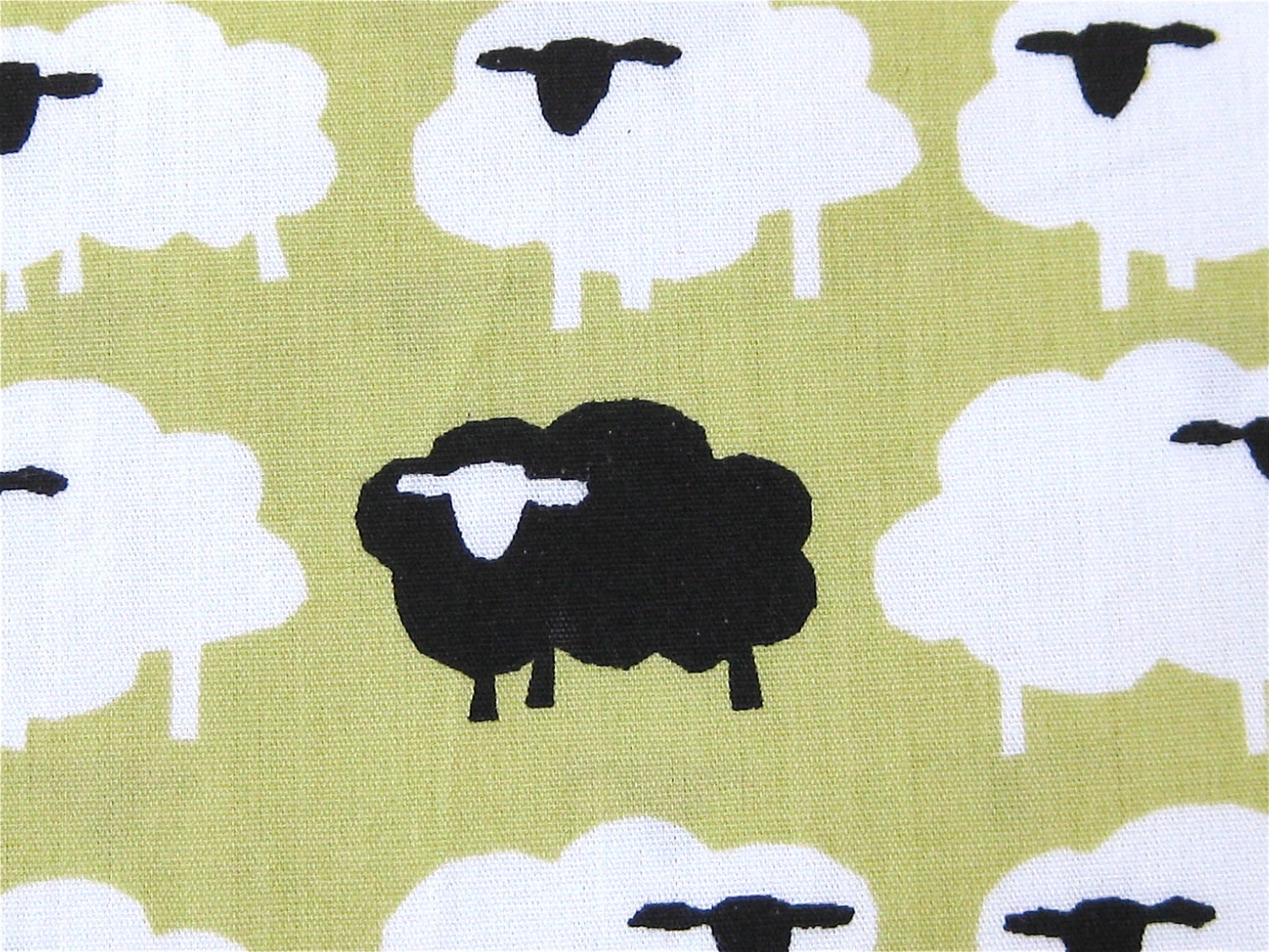 Monaluna  Bah Bah Black Sheep - Organic Cotton - 1 1/2 Yards
