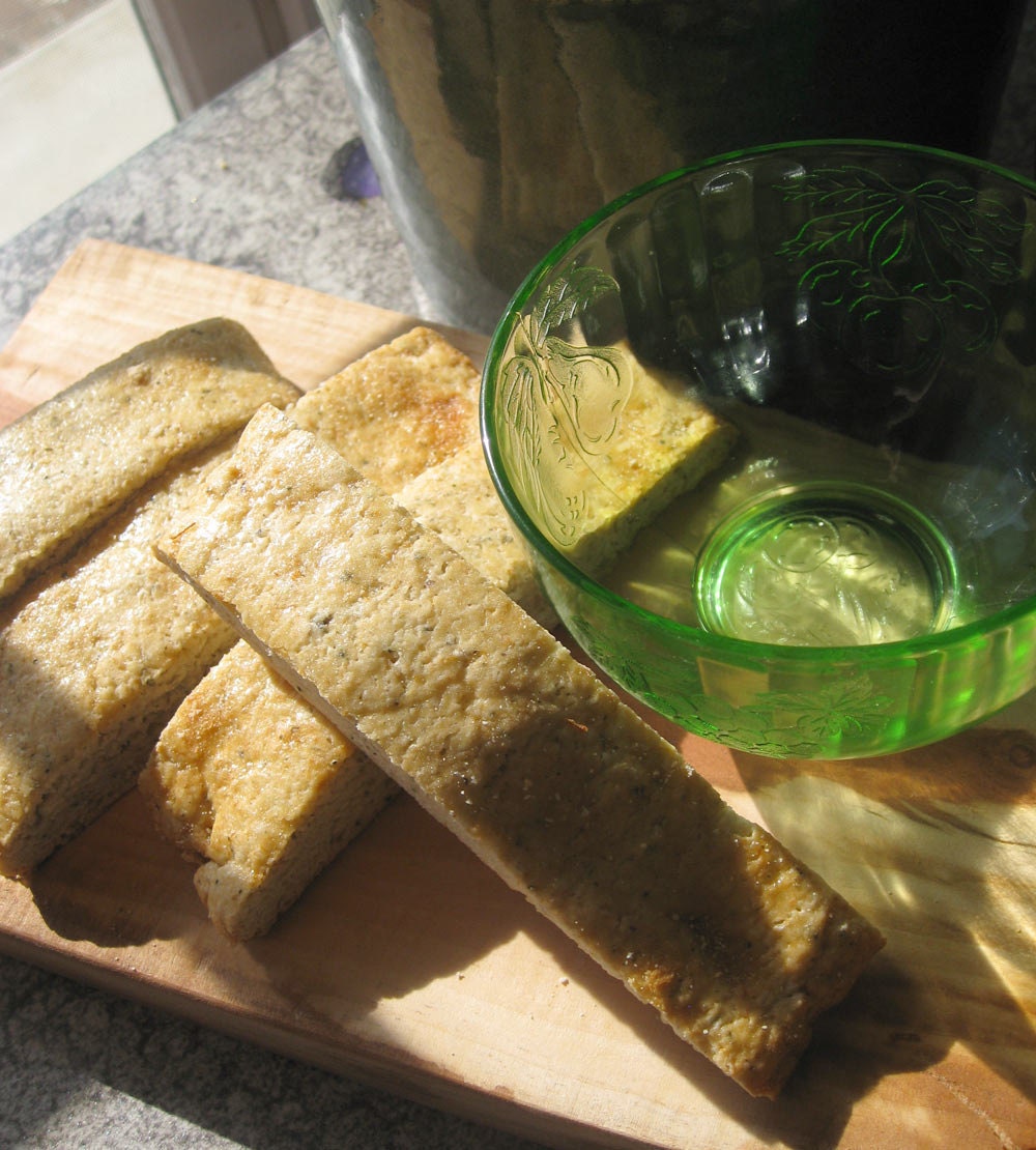 Organic Green Tea Biscotti Cookie Wedges 1 Dz Gift for Coffee Lover