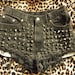HELTER SKELTER// Vintage SPIKED Stud Levi's Cut Off Black Denim Shorts, M