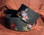 Vegan Guitar Strap-Fractals pattern-LIMITED pattern