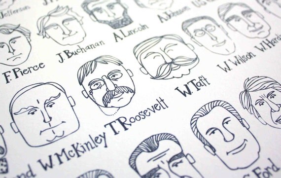 Hail to the Chief Letterpress Print