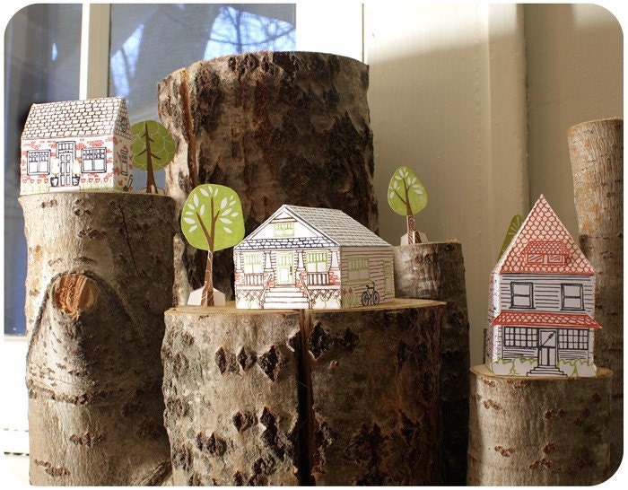 Letterpress Paper House Kit--Chandler Lane
