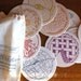 Letterpress Coasters Set of 9 with Bag