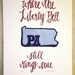 Pennsylvania State Series-Letterpress Print