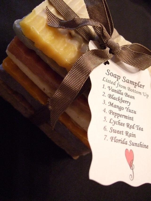 NATRUAL HANDMADE SOAP Bar Sampler
