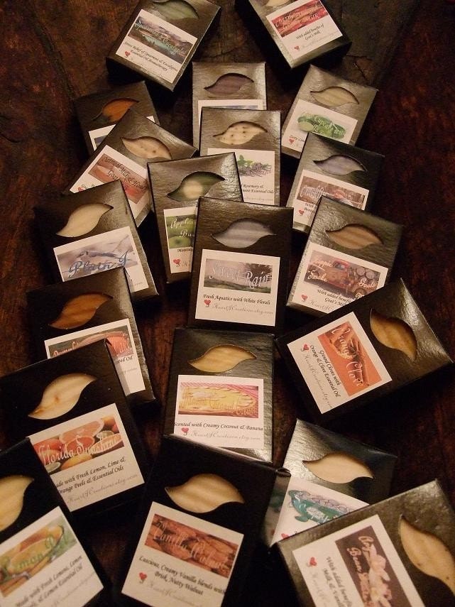 SAVE ON  7 Soaps Large 5 to 6.8 OZ Handmade Soap Bar Deal Over 60 Different Scents to Choose from with Flat Rate Shipping