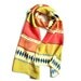 SALE Silk Sarape Print Scarf in Melon