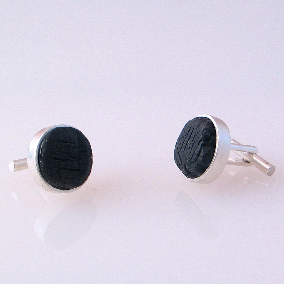 Burnt Wood Cuff Links