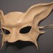 White Leather Mask, bat or a cat, creature, animal, fae