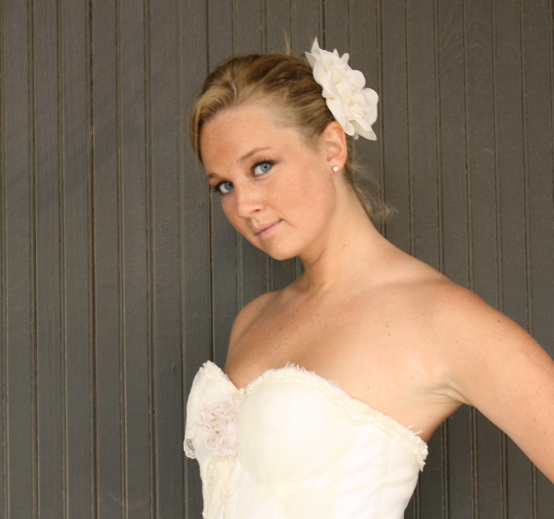 BLUSH wedding flower fascinator TUTORIAL PDF