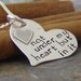 adoption necklace.............hand stamped and soldered sterling silver necklace