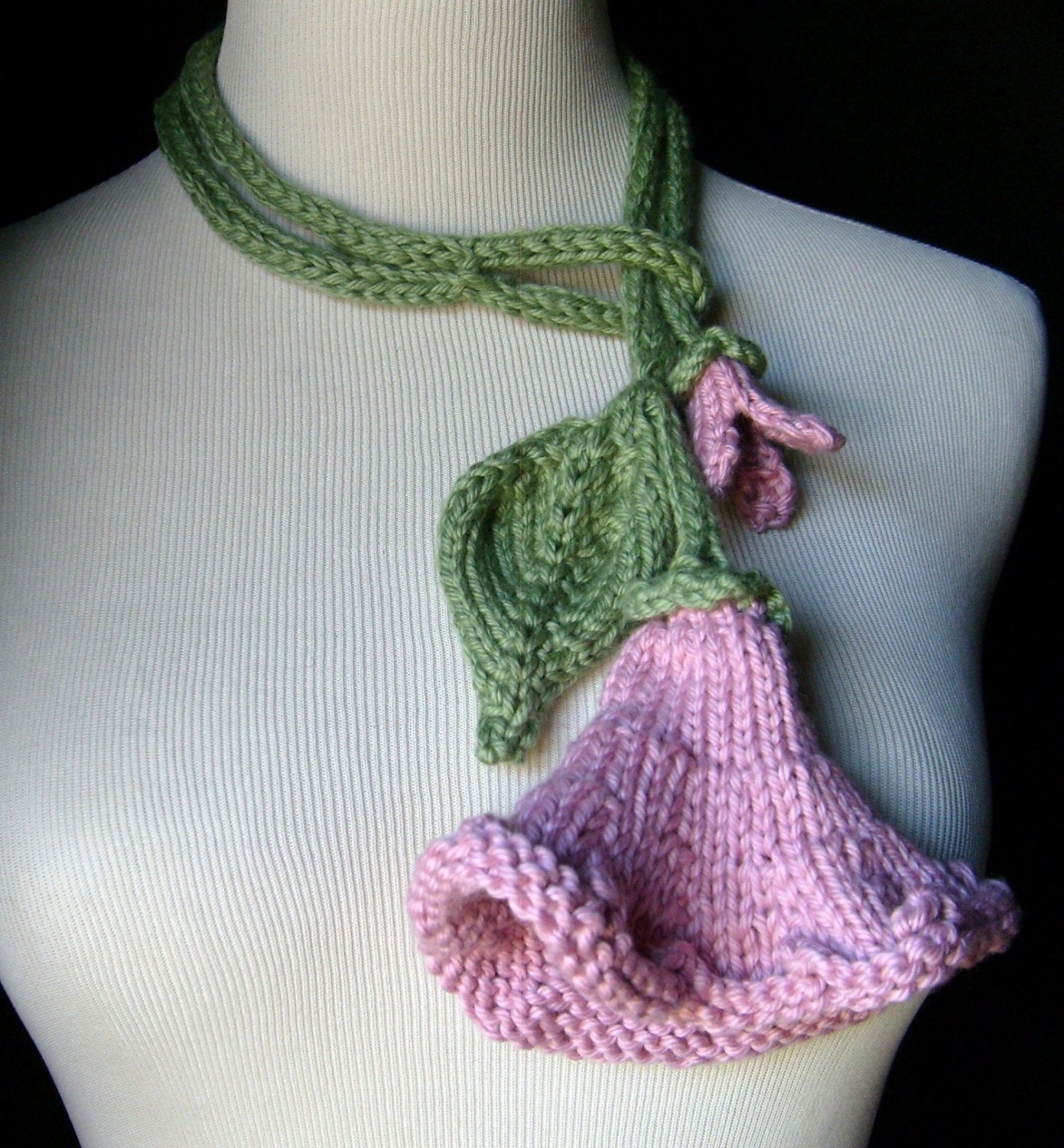 Knit Lariat / Bloom - In Pink / All Weather - Cool Absorbent Cotton