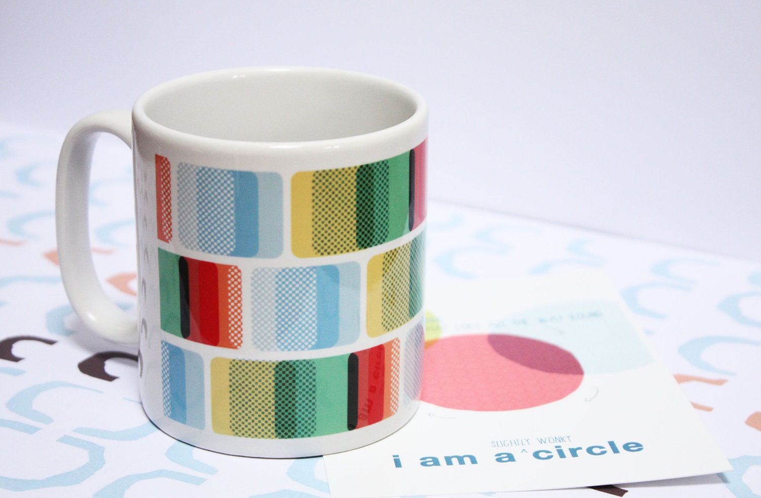 Ceramic Mug - Layered Squares 2