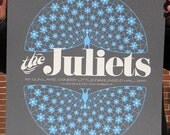The Juliets Screen Printed Gig Poster