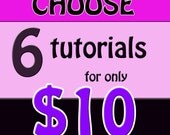 Jewelry Tutorials Sale  Choose any 6 tutorials for 10 Dollars...Earring , ring and pendant tutorials... Patterns Lessons
