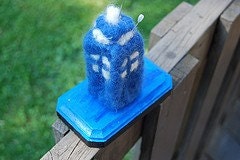 Tardis Felted Pin Cushion