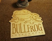 Wood sign custom engraved and custom cut