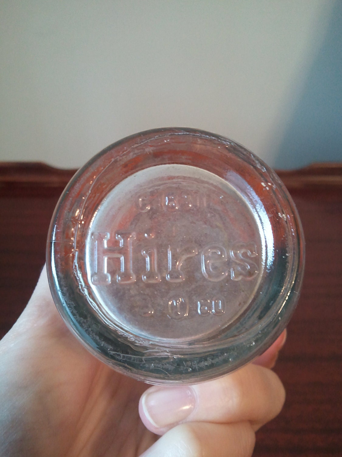 Vintage 1960 Hires Root Beer Bottle