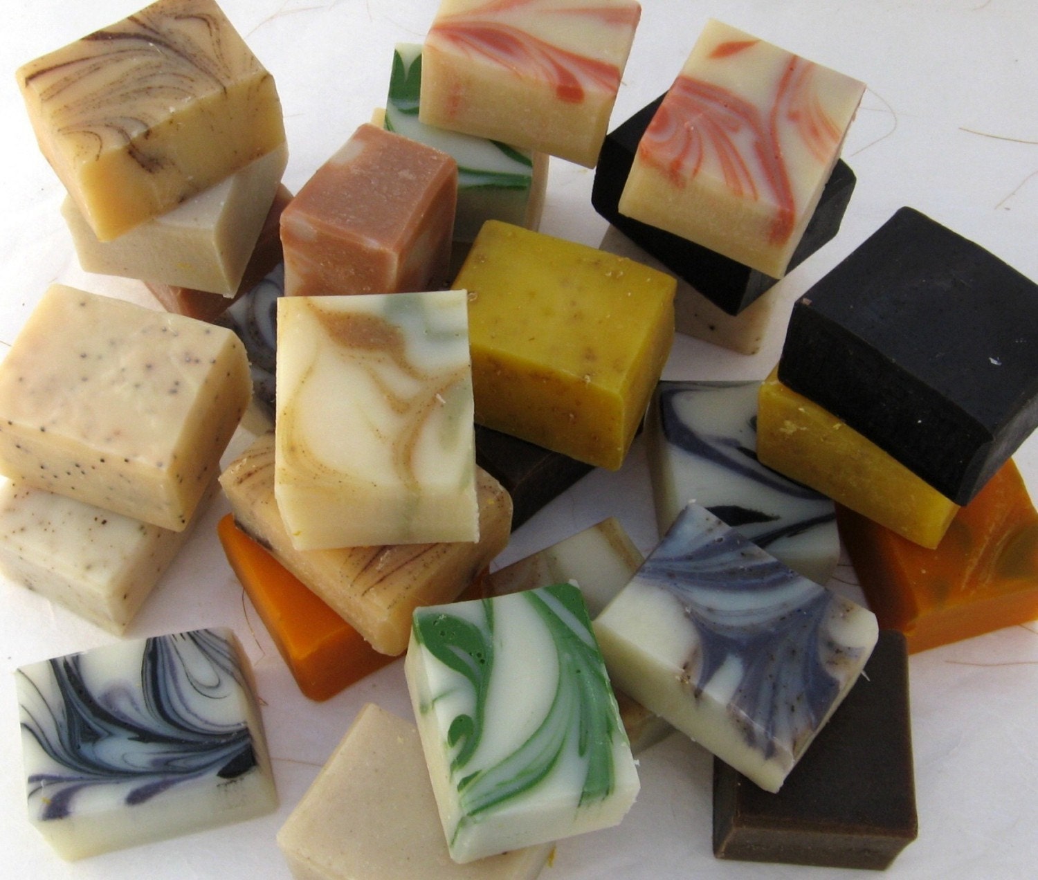 24 Half Bar Handmade Organic Soap Sampler Set