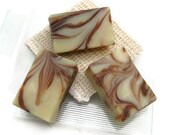 Cocoa Orange Swirl Organic Handmade Soap, Vegan