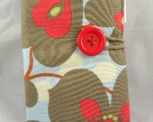 Organizer Notepad Clutch Journal MORNING GLORY--Paper and Pen Included As Seen At The Gbk Prime Time Emmys Awards