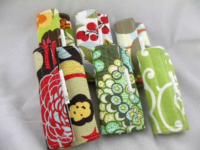 SET of 2--Luggage Handle Wraps  Mix & Match--Design it Yourself--Pick ANY Fabric Print in the Shop