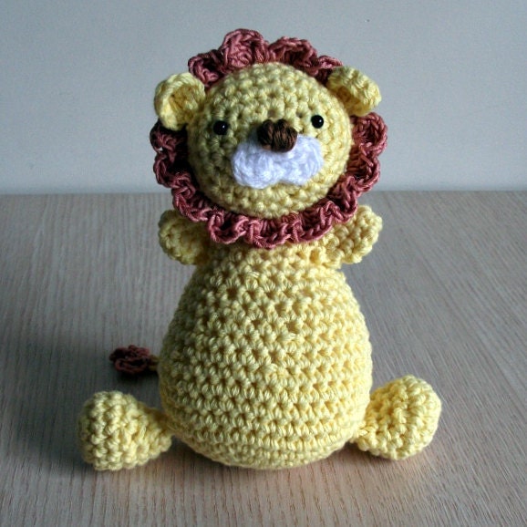 Download Now - CROCHET PATTERN Jungle King - Amigurumi Lion - Pattern PDF