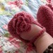 Download Now - CROCHET PATTERN Rose Garden Mary Janes Baby Shoes - Pattern PDF