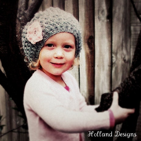 Download Now - CROCHET PATTERN Gracie Hat - Baby to Adult - Pattern PDF