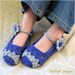 Download Now - CROCHET PATTERN Youth Flower Petal Mary Janes - Sizes 6.5 to 8.5 - Pattern PDF