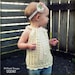 Download Now - CROCHET PATTERN Drawstring Halter Top or Pullover - Sizes 0-12 Years - Pattern PDF