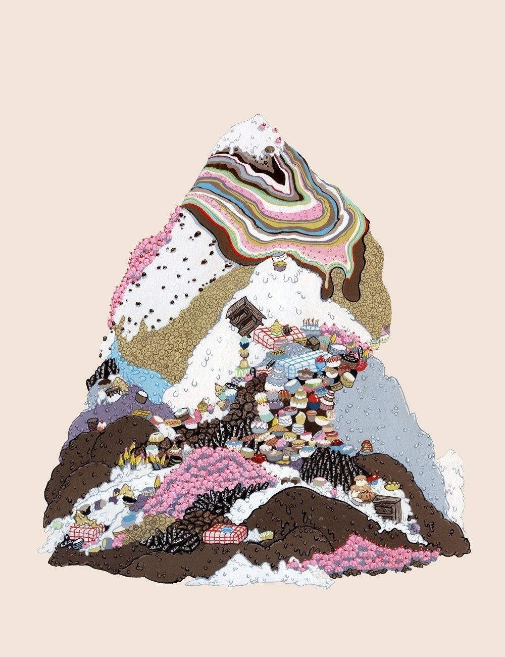 Mmmmountain-Archival Fine Art Print 8x10