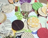 100 Round Paper Punches - Embellishments - 1.5 Inch
