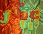 TWINS or BEST FRIENDS gift- Coordinating or Matching Superhero Lightning Set