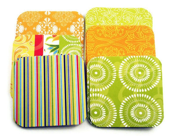 Mini Note Card Set  in  Bella Citrus