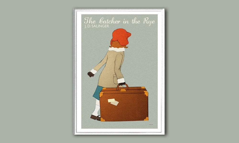 The Catcher in the Rye 8x12 inches print
