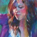 Colorful Custom Pastel Portrait, Sample "Reflections of Zen" -