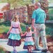 Custom Family Portrait in Pastel from Your Photograph