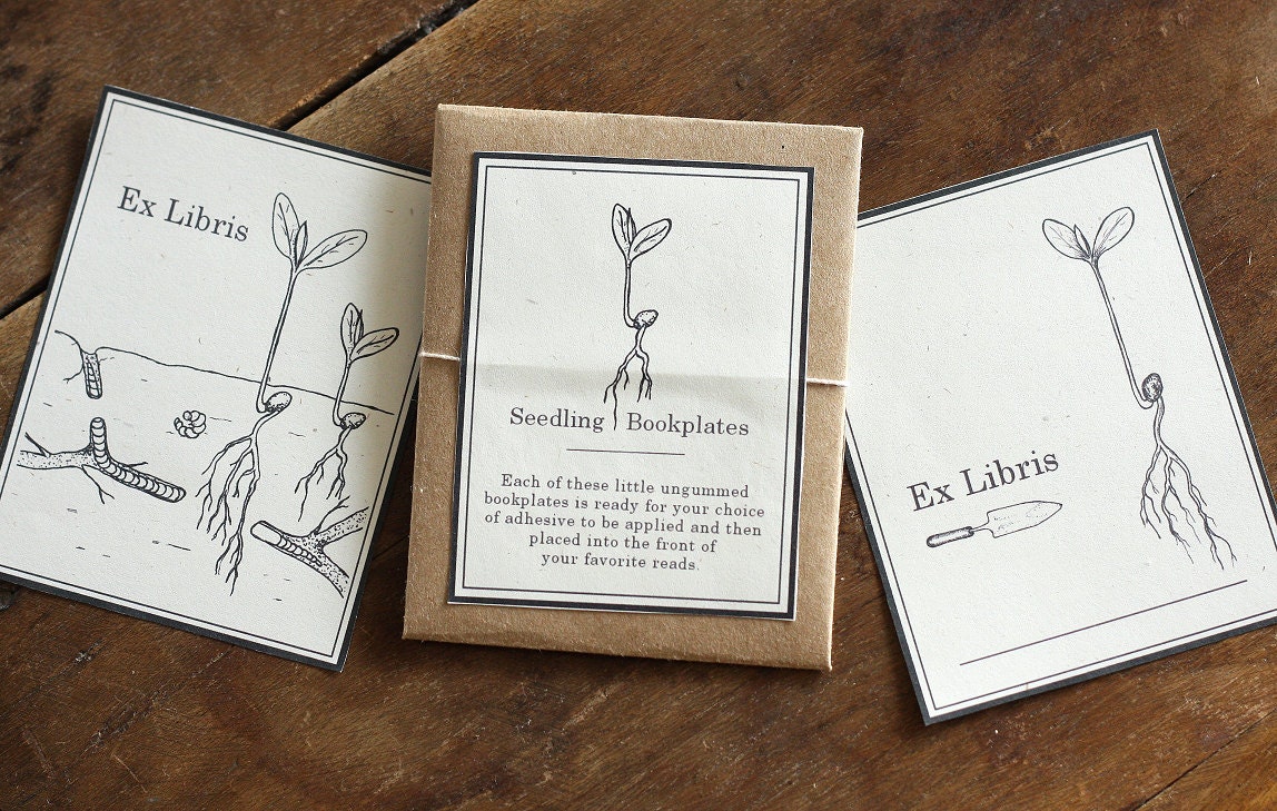 Seedling Bookplates - Digital - Printable PDF