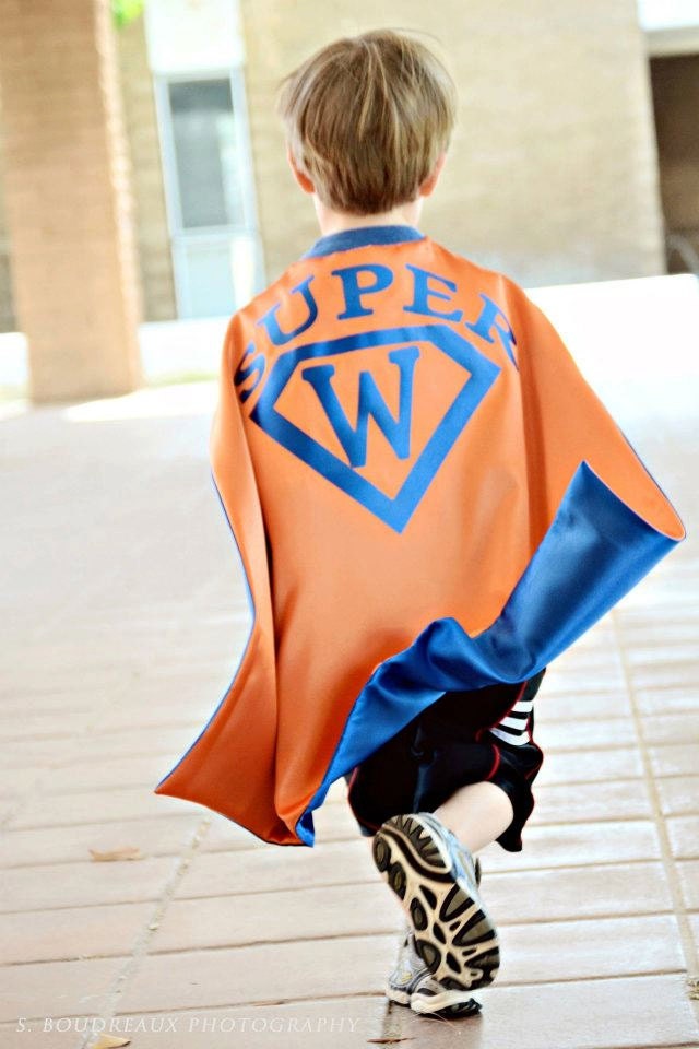 SUPERHERO CAPE reversible Personalized cape with straight or zig zag bottom edge You choose colors Super Hero Cape Il_170x135
